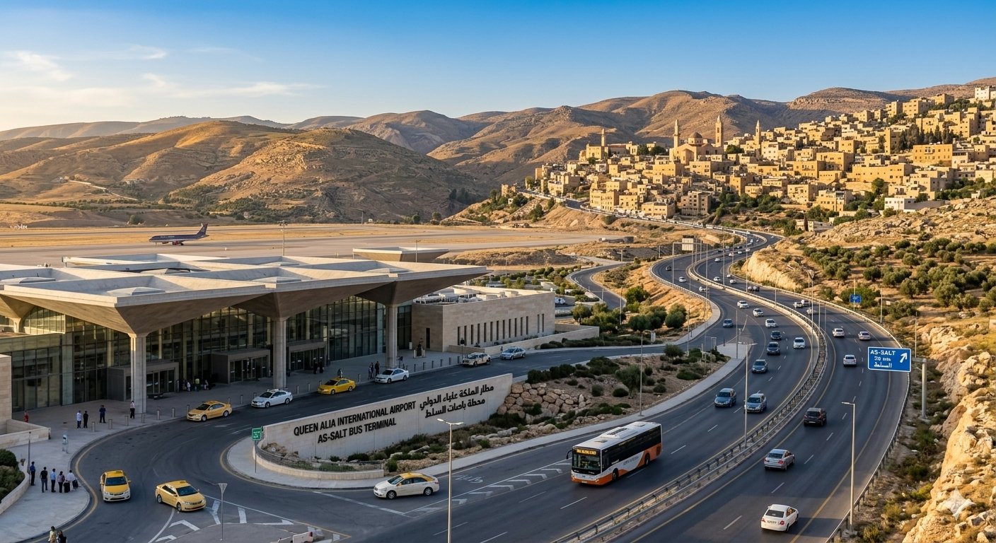 Queen Alia Airport - Salt